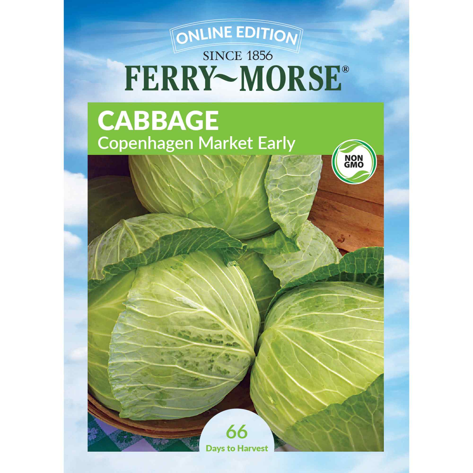 Ferry-Morse cabbage Copenhagen market early seed packet